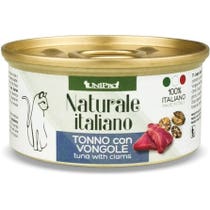 Unipro Natural Italian Nassfutter Thunfisch mit Muscheln für ausgewachsene Katzen, Dose 85 g-2