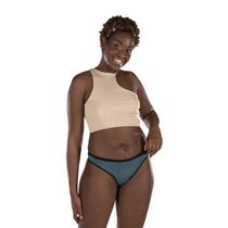 Fluyda Tanga Linea Basic Mutandina Assorbente Nero/Petrolio Taglia M-6
