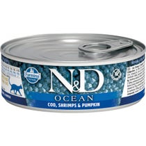 Farmiva ND Cat Ocean Thunfisch/Kabeljau/Garnele/Kürbis Kätzchen 80g-2