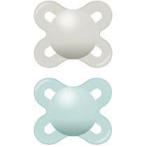 Mam Start Nano Neutral Rubber Schnuller 2 Stück 0-2 Monate-2