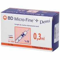 Injektionsspritzen Insulin 0,3ml Nadelstärke 30 8mm 30 Stück-2