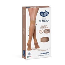 Sauber Classic Line 140 Den Neutral Beige Kniestrümpfe Größe 4-1