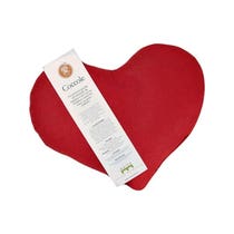 Moeco Coccole Cuore Rosso Cuscino Con Noccioli Di Ciliegia 1 Pezzo-1