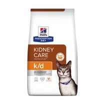 Hill's Prescription Diet K/D Kidney Care Hühnerkroketten für Katzen Beutel 400g-1