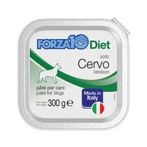 Forza10 Solo Diet Wildbretpastete für ausgewachsene Hunde, 300-g-Dose-1