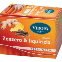 Viropa Kräutertee Ingwer und Süßholz Bio 15 Filter-2