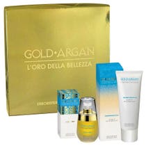 Gold Argan Shampoo und Duschbox + reines Öl-1