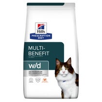 Hill's Prescription Diet W/D Multi Benefit Hühnerkroketten für Katzen Beutel 1,5kg-1