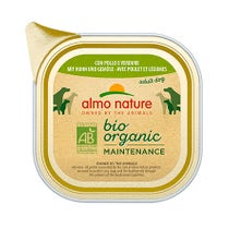 Almo Nature Bio Organic Maintenance Pollo Verdure Cibo Umido Cani Adulti Vaschetta 300g-2