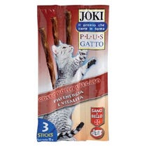 Joki Plus Bastoncino Con Pollo/Fegato Gatti Adulti 3x5g-1