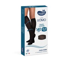 Sauber Herrensocken 140 DEN Baumwolle Medium Size Schwarz-4