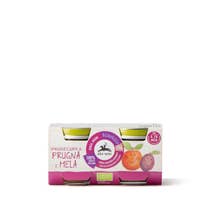Alce Nero Baby Food Omogeneizzato Prugna Mela 2x80g-2