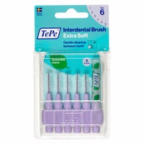 Tepe Brush ISO 6 Extra Soft Violett 6 Stück-1
