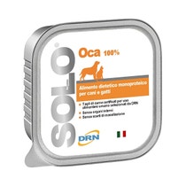 Drn Solo Oca Alimento Dietetico Monoproteico Umido Cani/Gatti 300g-1