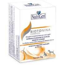 Nutrigen Biotonina Complex Mangime Complementare Per Cute Cani/Gatti 600 Tavolette-1