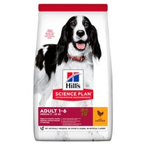 Hill's Science Plan Medium Kroketten für ausgewachsene Hunde mit Huhn 2,5 kg Beutel-1