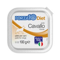 Forza10 Solo Diet Cavallo Paté für erwachsene Hunde, 100-g-Dose-1