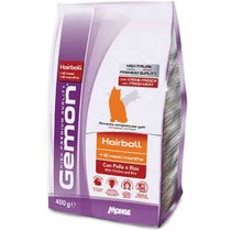 Gemon Cat Hairball Pollo E Riso Cibo Secco Gatti Adulti Sacco 400g-1