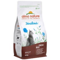 Almo Nature Holistic Sterilisiertes Trockenfutter mit Rindfleisch und Reis für ausgewachsene Katzen, 400-g-Beutel-3