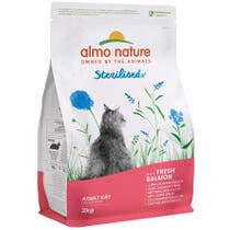 Almo Nature Holistic Sterilisiertes Trockenfutter mit Lachs und Reis für ausgewachsene Katzen, 2-kg-Beutel-3