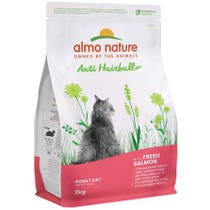 Almo Nature Anti-Hairball-Trockenfutter mit Lachs für ausgewachsene Katzen, 2-kg-Beutel-2