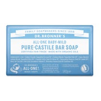 Dr. Bronner's Puro Sapone Solido Bio Senza Profumo 140g-1