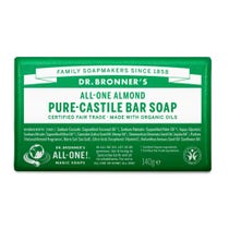 Dr. Bronner's Puro Sapone Solido Bio Mandorla 140g-1