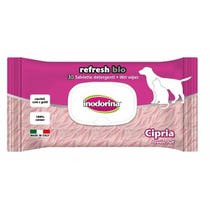Inodorina Refresh Bio Reinigungstücher mit Pulver für Hunde/Katzen 30 Tücher-2