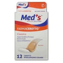 Meds Strips Big Classic Hypoallergenes Polyurethanpflaster 12 Stück-1