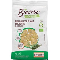 Fior Di Loto Biocroc Original Mini Gallette Mais Rosmarino 40g-2