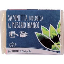 Saponetta Biologica Muschio Bianco 1 Pezzo-1
