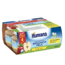 Humana Omogeneizzato Mela Bio 4x100g 4 Mesi+-3
