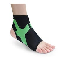 Orione Fußkettchen mit integriertem Taping Power Band schwarz links Größe L 489-3