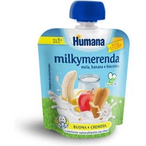 Humana Milkymerenda Mela Banana Biscotto 100g 8 Mesi+-2