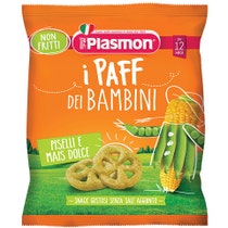 Plasmon Paff Dei Bambini Piselli E Mais 15g-2