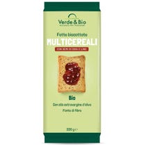 Verde&Bio Fette Biscottate Multicereali Semi Di Chia E Lino Bio 220g-2