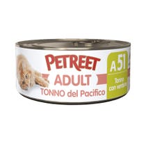 Petreet Adult Pazifischer Thunfisch mit Gemüse für Katzen 70g Dose-2