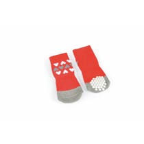 Camon Hundesocken mit Herzmuster, große Größe-2
