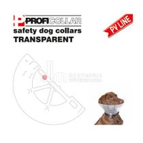 Proficollar Transparentes Halsband Größe 30 XXL-1