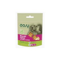 Oasy Snack Hundekekse gefüllt mit Huhn und Gemüse 80g-1