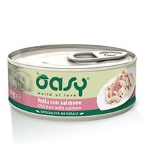 Oasy Natural Specialty Katzenhuhn mit Lachs 150g-1