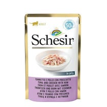 SCHESIR CAT TONN POLLO PR 50G-2