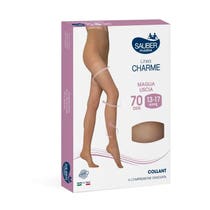 Sauber Classic Line Strumpfhose, 70 Denier, glatt gestrickt, Mitternachtsblau, Größe 4-1