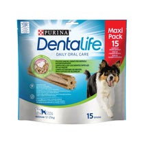 Purina Dentalife Snack Daily Oral Care Per Cani 12 - 25kg Taglia Medium 15 Stick-1