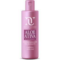 Natur Unique Aloe Attiva Shampoo e Balsamo Disciplinante 250ml-1