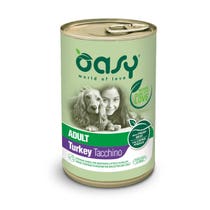 Oasy Wet Dog Lifestage Patè Truthahn Nassfutter für ausgewachsene Hunde, 400 g Dose-1