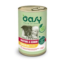 Oasy Wet Dog Lifestage Patè Nassfutter für ältere/ältere Hunde, 400-g-Dose-1