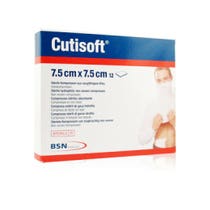 Cutisoft TNT komprimierte hydrophile Gaze 7,5 x 7,5 cm, 12 Stück-1