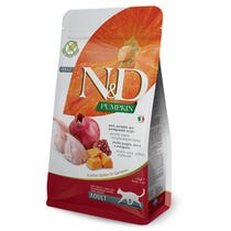 Farmina N&D Pumpkin Wachtel und Kürbis ausgewachsene Katzen Beutel 300g-3