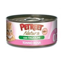 Petreet Rosa Thunfisch mit grünen Bohnen, Nassfutter für ausgewachsene Katzen, 140-g-Glas-3
